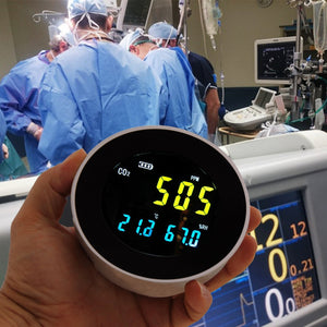 Pyle Smart Indoor Air Quality Monitor Digital Hygrometer Thermometer Test Gauge