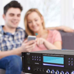 Pyle PD3000BA Home Theater Preamplifier Bluetooth Audio & Video Stereo Receiver