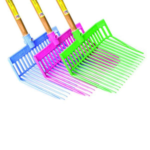 Miller Manufacturing PDF1A Set of 3 Plastic Little Giant DuraFork Bedding Forks - TRAPSKI