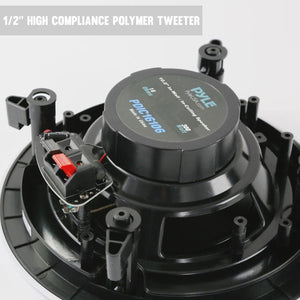 Pyle 10 Inch 300 Watt In Ceiling Wall 2 Way Flush Speaker System Pair (2 Pack)