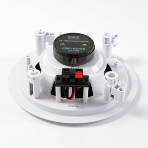 Pyle PDIC1661RD 6.5 Inch 200 Watt In Ceiling Wall 2 Way Speaker System (4 Pairs)