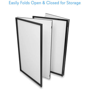 Pyle PDJFAC10 Foldable DJ Front Board Display Booth Cover Screen Scrim Panel