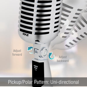 Pyle Pro PDMICR42SL Vintage Retro Style Dynamic Studio Vocal Microphone (4 Pack) - TRAPSKI
