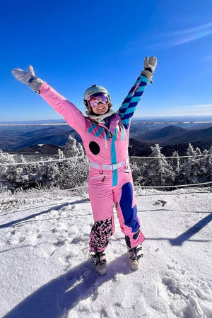 Penfold in Pink Ski Suit - Women's  Shaped