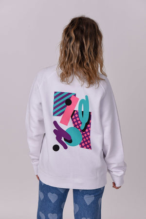 Penfold Sweatshirt - White - TRAPSKI