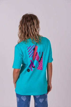 Penfold T-Shirt - Aqua - TRAPSKI