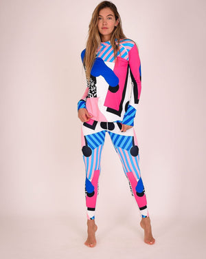 Penfold Women's Pink Base Layer Leggings - TRAPSKI