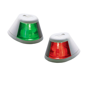 Perko 12V Side Lights - Pair - Horizontal Mount - White - TRAPSKI