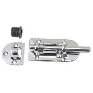 Perko 3" Chrome Barrel Bolt - TRAPSKI