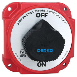 Perko 9703DP Heavy Duty Battery Disconnect Switch w/ Alternator Field Disconnect - TRAPSKI