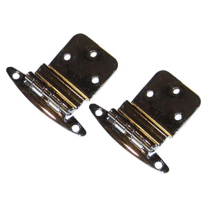 Perko Chrome Plated Brass 3/8" Inset Hinges - TRAPSKI