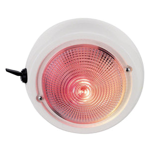 Perko Dome Light w/Red & White Bulbs - TRAPSKI