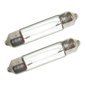 Perko Double Ended Festoon Bulbs - 12V, 10W, .74A - Pair - TRAPSKI