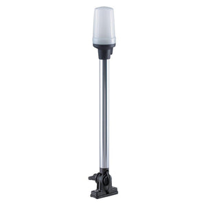 Perko Fold Down All-Round Pole Light - Vertical Mount - White - TRAPSKI