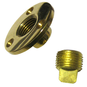 Perko Garboard Drain & Drain Plug Assy Cast Bronze/Brass MADE IN THE USA - TRAPSKI