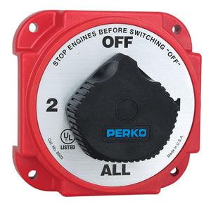 Perko Heavy Duty Battery Selector Switch w/Alternator Field Disconnect - TRAPSKI