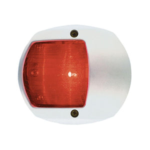 Perko LED Side Light - Red - 12V - White Plastic Housing - TRAPSKI
