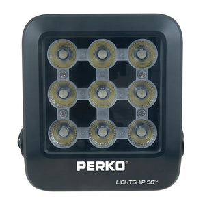 Perko Lightship 50 LED High Performance Floodlight - 12/24V - Black - TRAPSKI