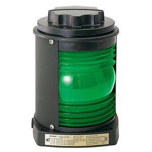 Perko Side Light - Black Plastic, Green Lens - TRAPSKI