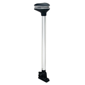Perko Stealth Series - L.E.D. Fold Down White All-Round Light - Vertical Mount - 13-3/8" - TRAPSKI