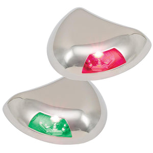 Perko Stealth Series LED Side Lights - Horizontal Mount - Red/Green - TRAPSKI