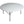 Plastic Development Group 5 Foot Fold In Half Round Folding Banquet Table, White