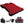 5.5-6.5ft Full Size Truck Bed Air Mattress Red