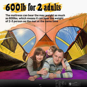 5.5-6.5ft Full Size Truck Bed Air Mattress Purple