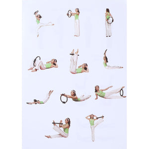HolaHatha Pilates Ring Cardio Strength Workout Equipment for Weight Loss/Toning - TRAPSKI