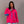 Sherpa Fleece Jacket Pink / Blue - Women's