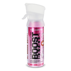 Boost Oxygen 3 Liter Pocket Sized Canned Oxygen Bottles w/Mouthpieces, 4 Flavors