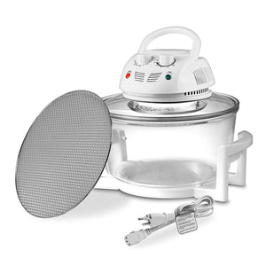 NutriChef PKAIRFR48 Kitchen Countertop 13 Quart Air Fryer Convection Oven