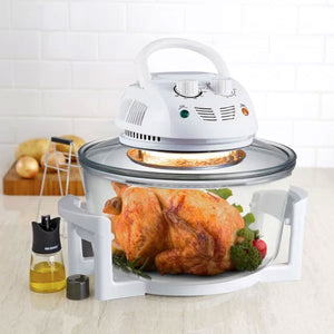 NutriChef PKAIRFR48 Kitchen Countertop 13 Quart Air Fryer Convection Oven
