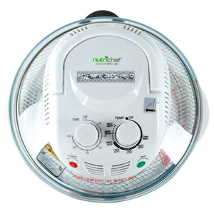 NutriChef PKAIRFR48 Kitchen Countertop 13 Quart Air Fryer Convection Oven