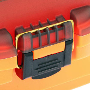 Plano 2-Tray Tackle Box w/Dual Top Access - Smoke Bright Orange - TRAPSKI
