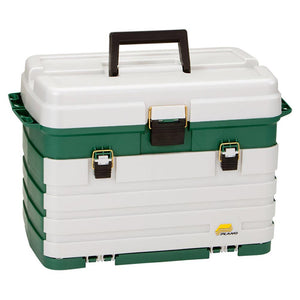 Plano 4-Drawer Tackle Box - Green Metallic/Silver - TRAPSKI