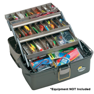 Plano Guide Series Tray Tackle Box - Graphite/Sandstone - TRAPSKI