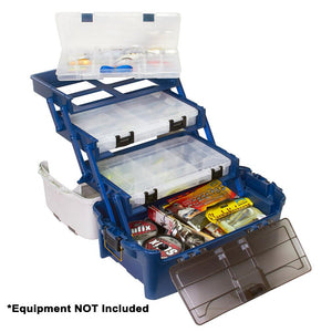 Plano Hybrid Hip 3-Stowaway Tackle Box 3700 - Blue - TRAPSKI