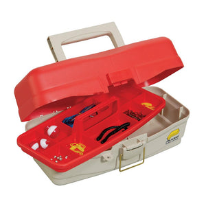 Plano Take Me Fishing Tackle Kit Box - Red/Beige - TRAPSKI