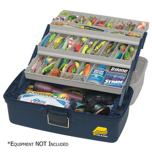 Plano Three-Tray Fixed Compartment Tackle Box - XL - TRAPSKI