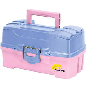 Plano Two-Tray Tackle Box w/Duel Top Access - Periwinkle/Pink - TRAPSKI
