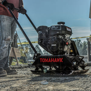 Vibratory Plate Compactor Tamper with Kohler Engine for Dirt Gravel Soil Compaction - TRAPSKI