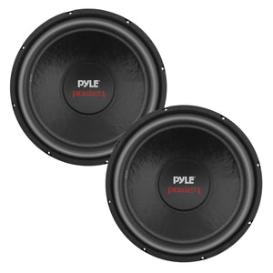 Pyle PLPW15D 15-inch 2000 Watt 4-Ohm DVC Power Car Audio Subwoofer (3 Pack)