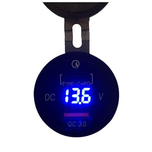 Poly-Planar Panel Mount USB Charging Ports - 12V - TRAPSKI