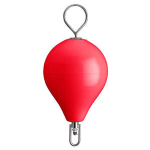 Polyform 13.5" CM Mooring Buoy w/SS Iron - Red - TRAPSKI