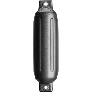 Polyform G-1 Twin Eye Fender 3.5" x 12.8" - Metallic Graphite - TRAPSKI