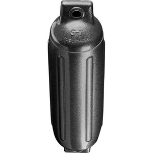 Polyform G-1 Twin Eye Fender 3.5" x 12.8" - Metallic Graphite - TRAPSKI