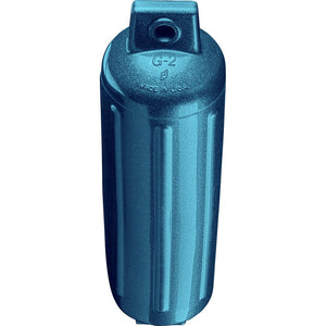 Polyform G-2 Twin Eye Fender 4.5" x 15.5" - Metallic Blue - TRAPSKI