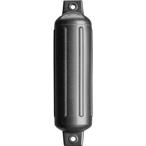 Polyform G-2 Twin Eye Fender 4.5" x 15.5" - Metallic Graphite - TRAPSKI
