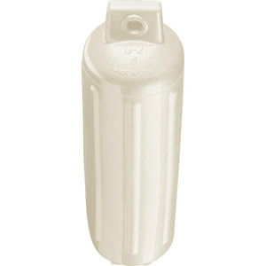 Polyform G-2 Twin Eye Fender 4.5" x 15.5" - Metallic White - TRAPSKI